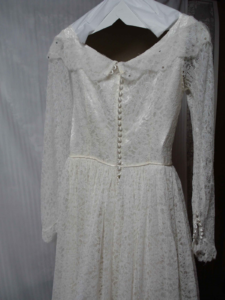 1950's Wedding Dress Restoration 3 wedding gown 1953