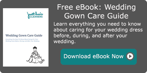Wedding Gown Care Guide by Janet Davis Cleaners