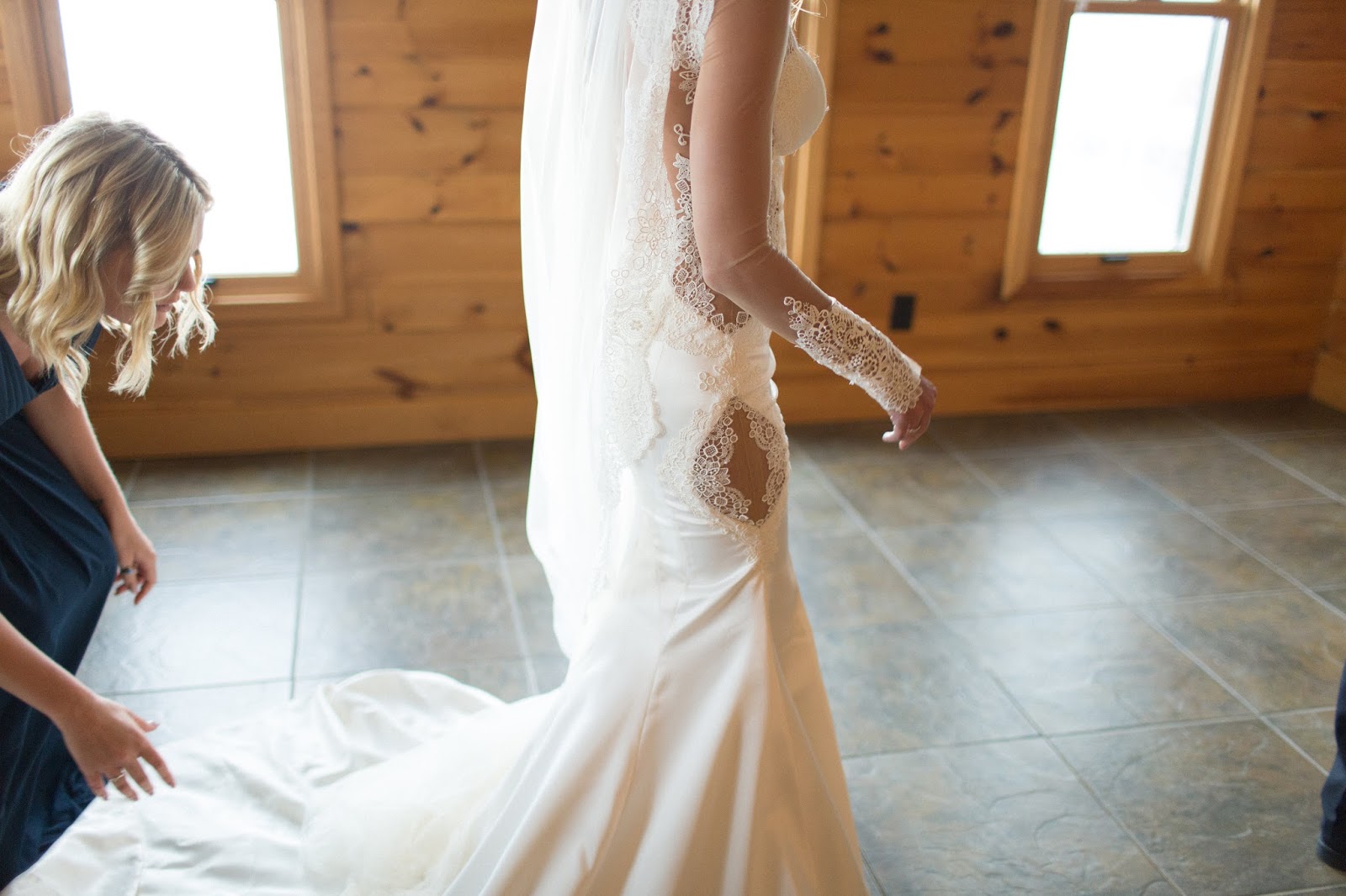 Bride's dress