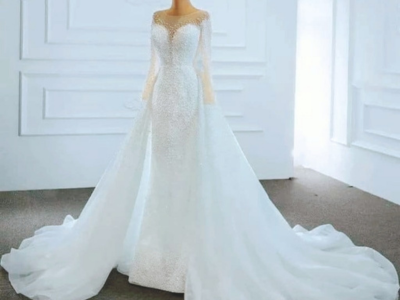 elegant wedding gown